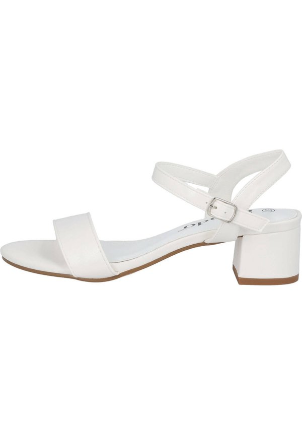 Riemensandalette - weiß