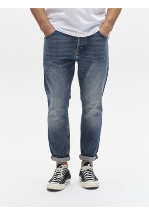 Gabba ALEX CROS CROPPED - Sirgete säärtega teksad - mid blue denim