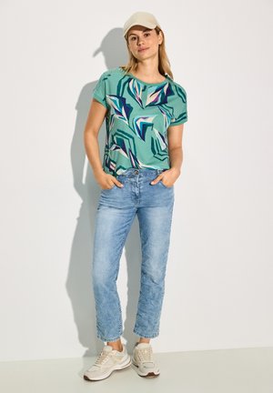 Cecil T-Shirt print - grün