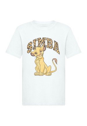 LION KING - SIMBA PATTERN - T-Shirt print - white