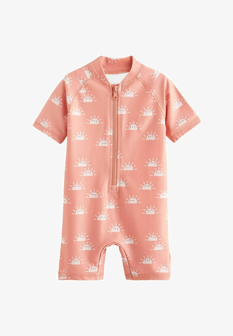 Next SUNSAFE - REGULAR FIT - Jednodílné plavky - rust brown