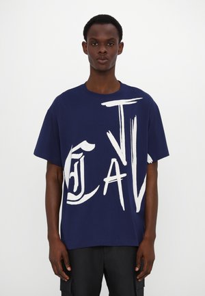 O MAXI SIDE LOGO - T-shirt print - medieval blue