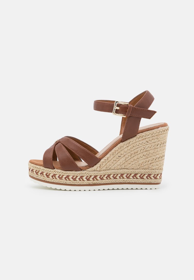 Voorouder volume fragment TOM TAILOR Sandalen met hoge hak - cognac - Zalando.nl