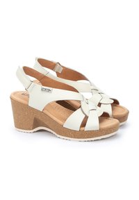 Pikolinos ARENALES  - Sandalias de cuña - nata