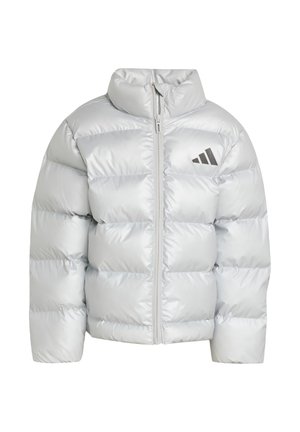 Gewatteerde jas - silver met./black reflective