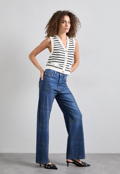 Maje Wide leg - bleu