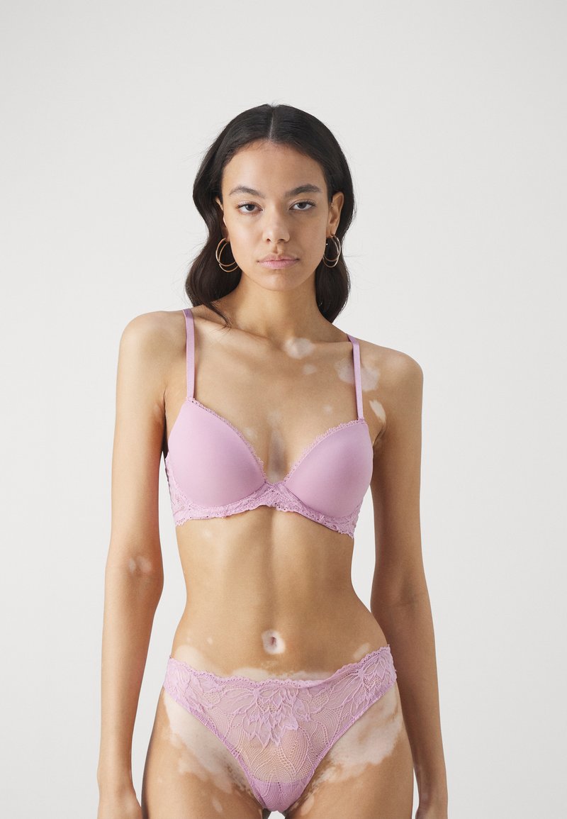 Calvin Klein Underwear - LIFT DEMI - Push-up krūšturis - mauve mist, Palielināt