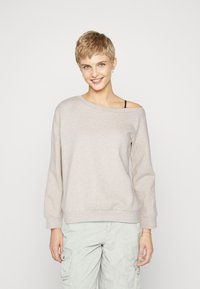 Even&Odd - Sweatshirt - mottled beige Thumbnail Image 1