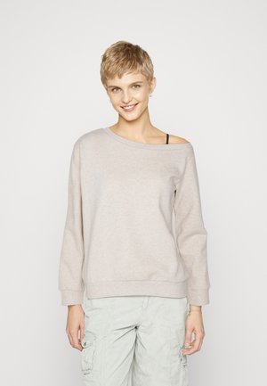 Sweater - mottled beige