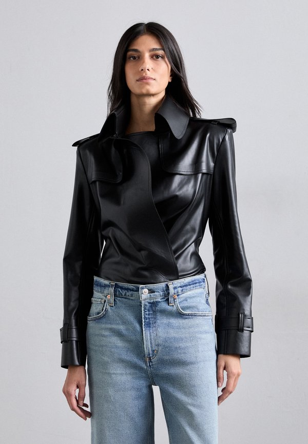 DOUBLE BREASTED TRENCH BODYSUIT - Bluse