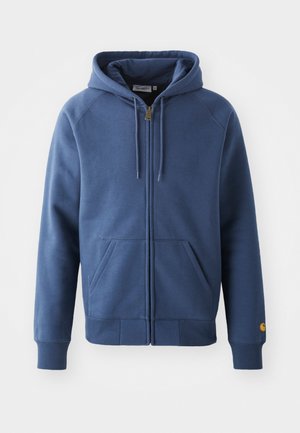 Carhartt WIP HOODED CHASE JACKET - Hoodie - dusky blue/gold
