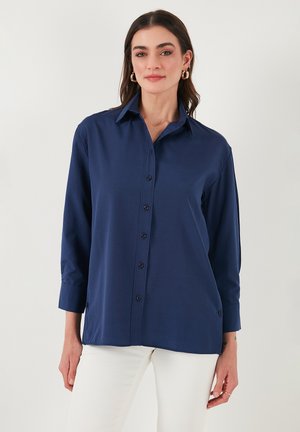 LELA Nööpidega pluus - dark blue