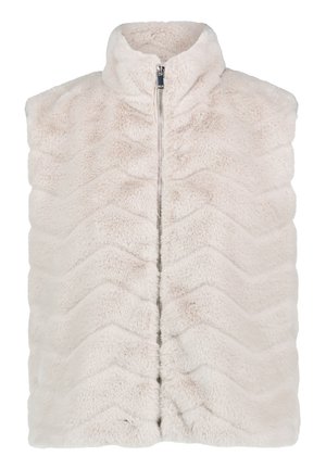 Cartoon, CARTOON MIT HOHEM KRAGEN FAKE FUR-WESTE - Veste sans manches - grau