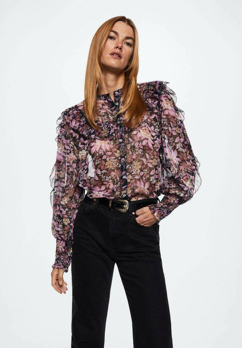 Mango Blouse - rosa/donkerroze - Zalando.nl