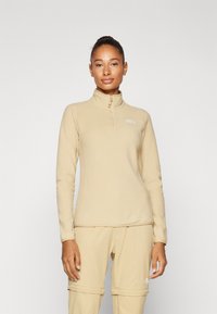 The North Face 100 GLACIER 1/4 ZIP - Pulover iz flisa - khaki stone