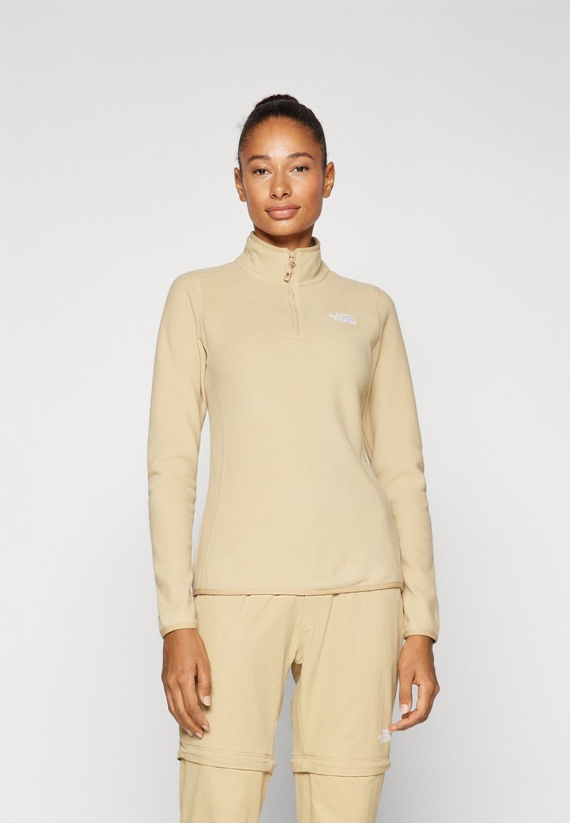 The North Face 100 GLACIER 1/4 ZIP - Pulover iz flisa - khaki stone