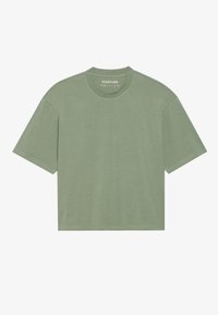 UNISEX BASIC BOXY CROPPED T SHIRT - T-shirt básica - sea spray