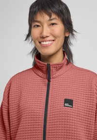 Jack Wolfskin MOGARI - Sweatjacke - mineral red