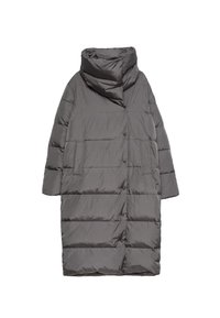 Stradivarius Abrigo de plumas - dark grey