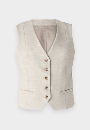 Selected, SLFRITA VEST - Vest - beige