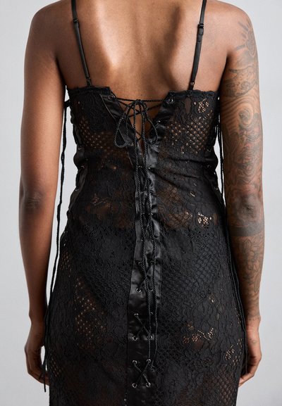 Sinead Gorey EYELET DRESS - Rochie cocktail/Rochie petrecere - black