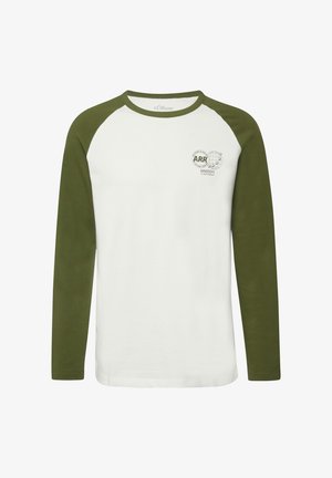 s.Oliver, T-shirt à manches longues - olivgrün
