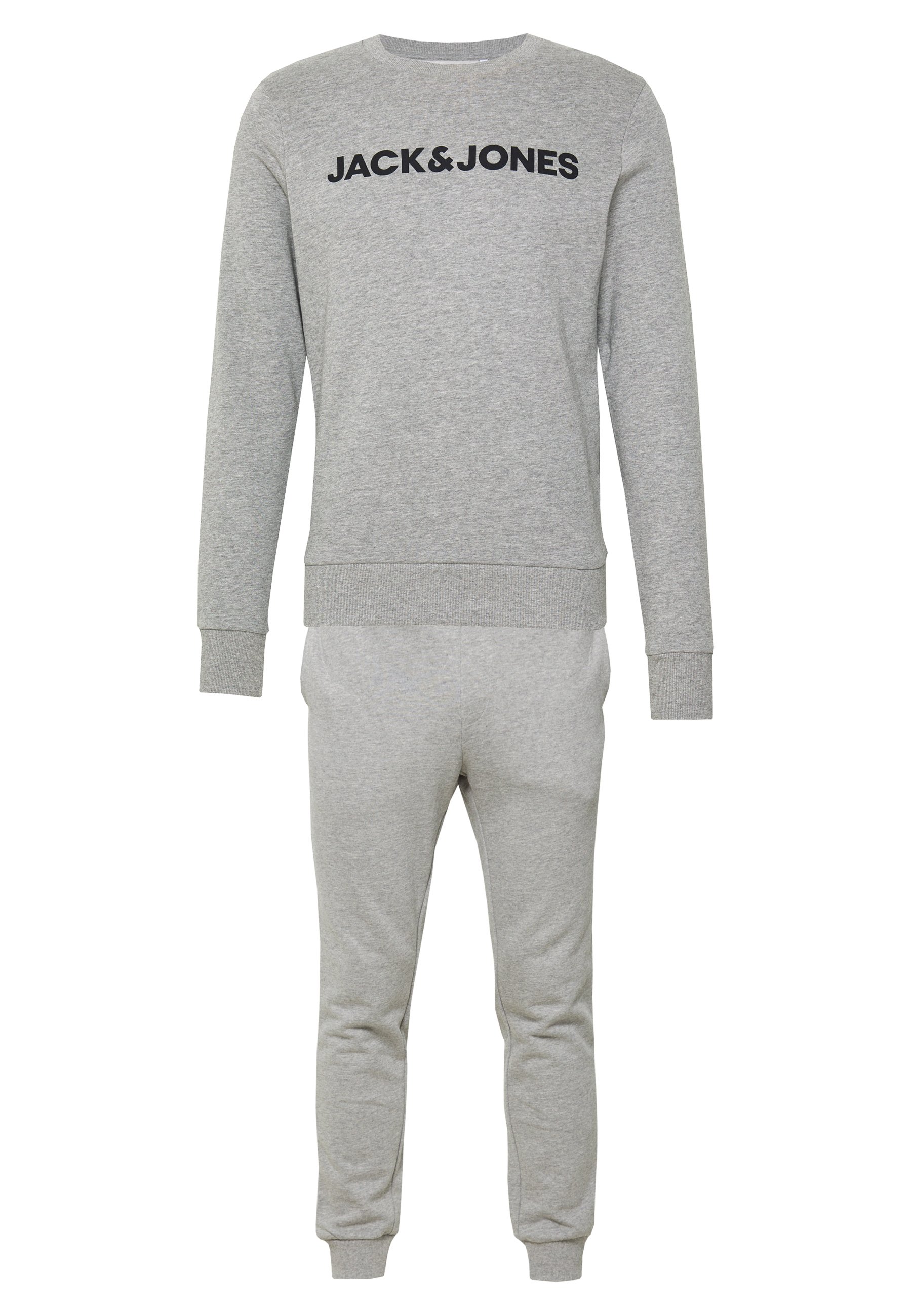 Jack Jones JACLOUNGE Pyjama light grey melange/hellgrau