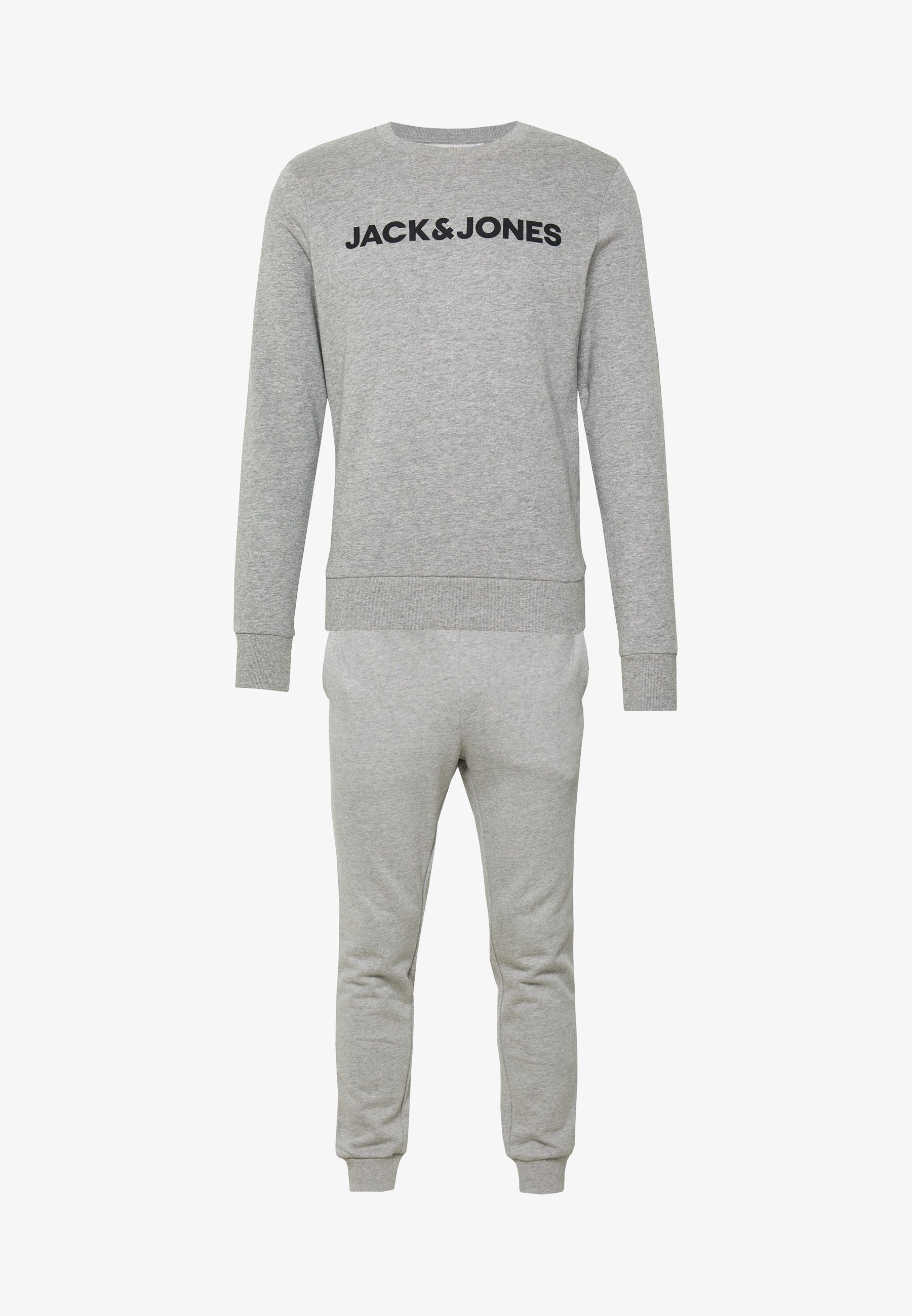 Jack Jones JACLOUNGE Pyjama light grey melange/hellgrau