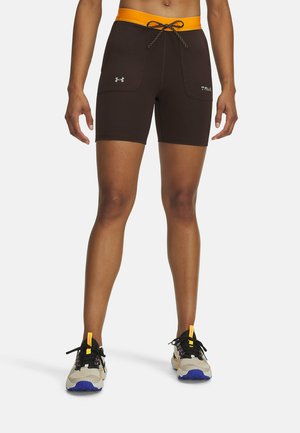 Under Armour TRAIL RUN FITTED - Short running tights - kona brown