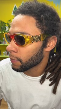 Versace UNISEX - Aurinkolasit - gradient yellow/red/green