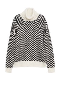 Mango Strickpullover - black