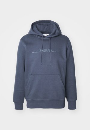 Calvin Klein Jeans MINIMAL LOGO HOODIE - Sweatshirt - ebony