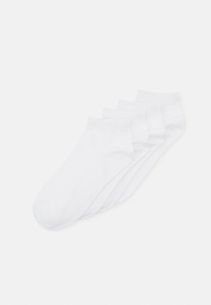 Lindex FOOTIES CUFF 4 PACK  - Socken - white