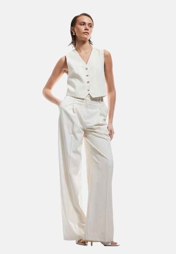 HIGH-RISE PALAZZO - Stoffhose - beige