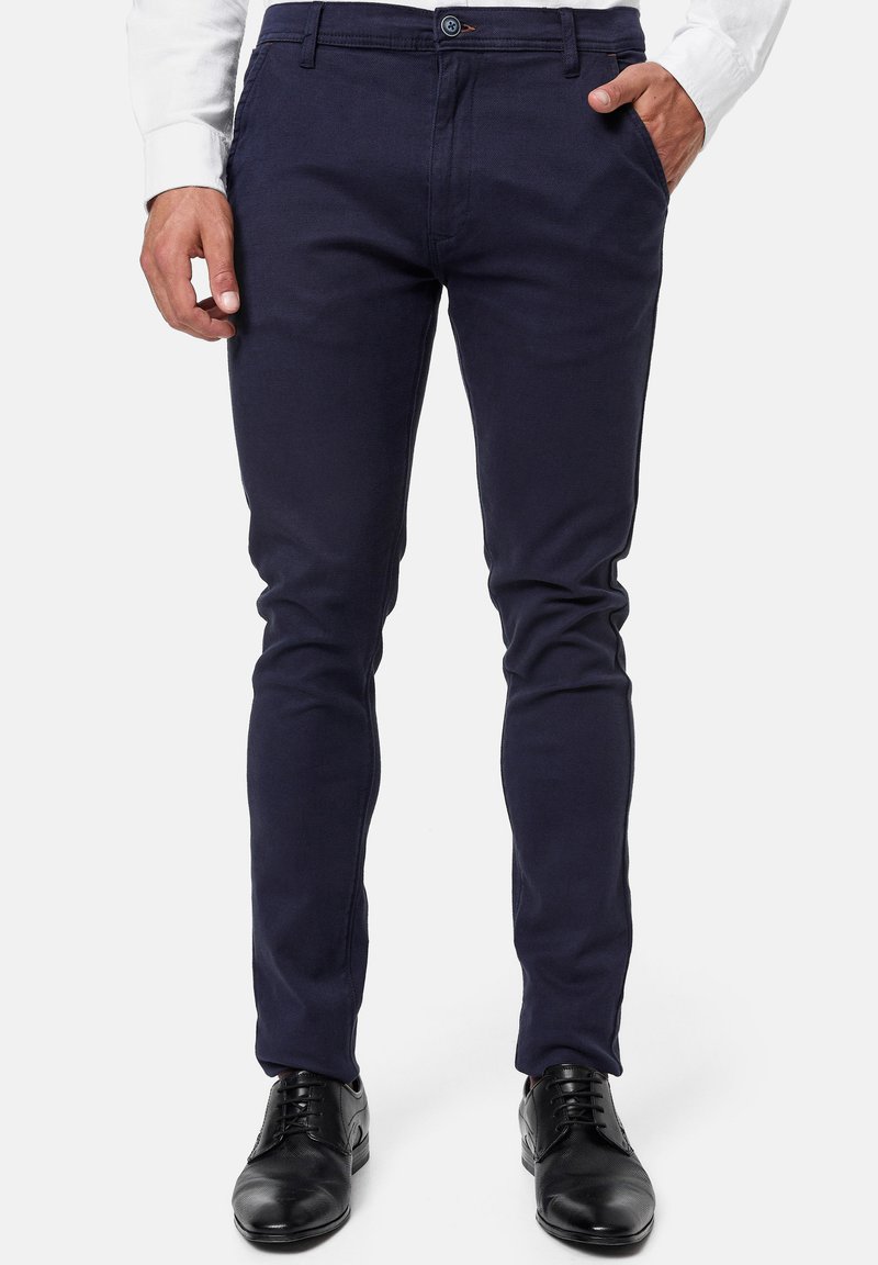 INDICODE JEANS BUCKNER - Pantalones chinos - navy