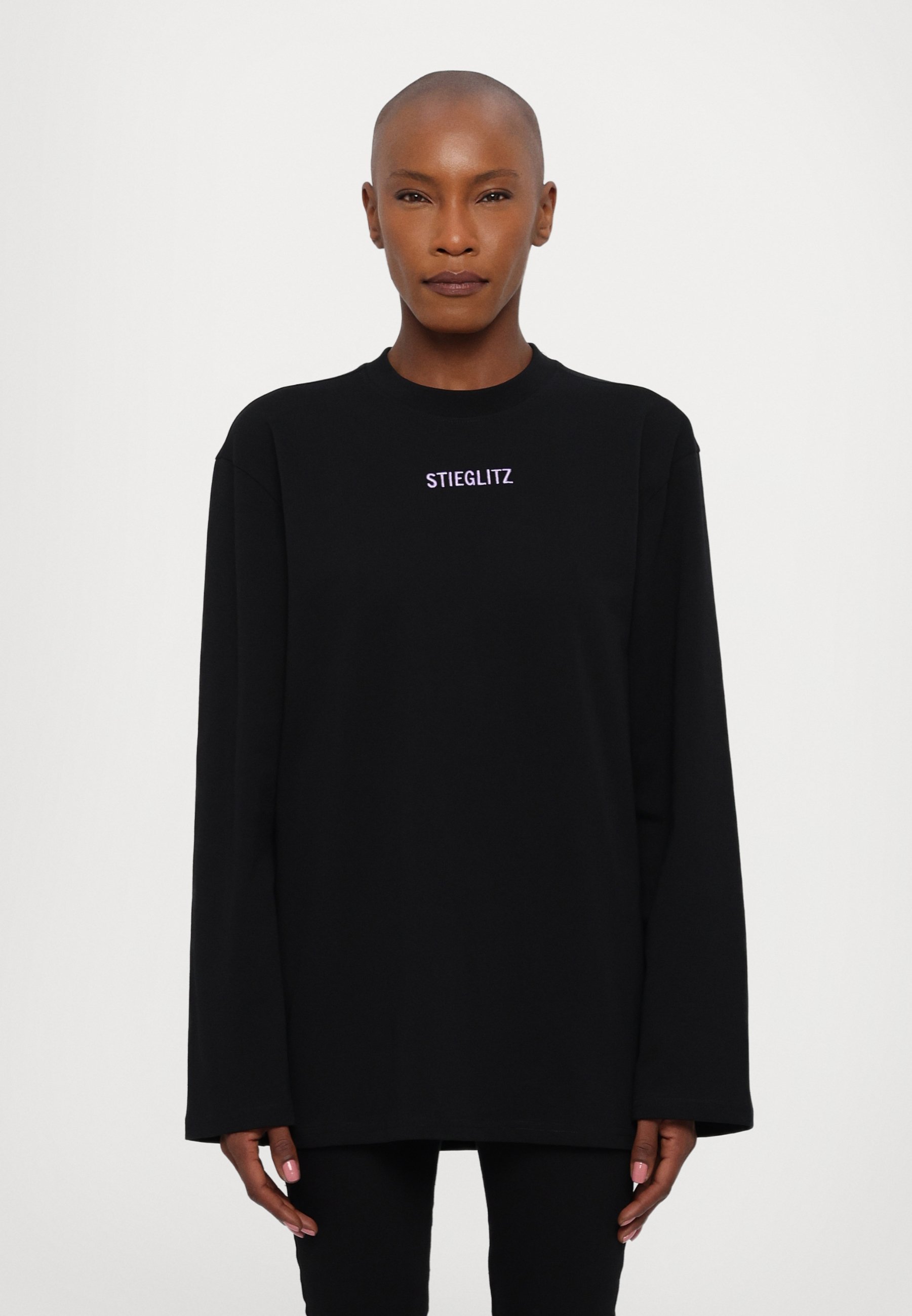 Stieglitz LEENA SKATE LONG SLEEVE - Longsleeve - black/blauw