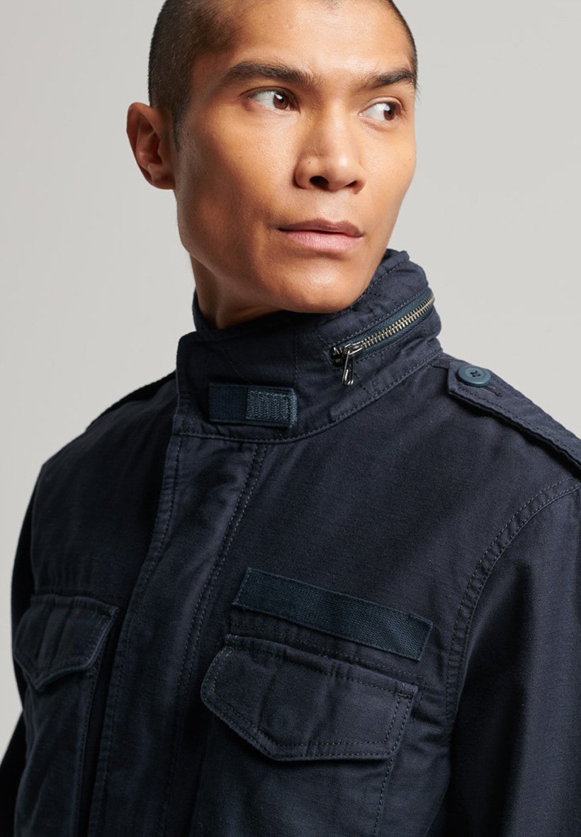 superdry jacket navy