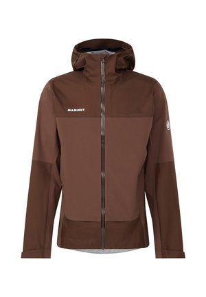 Mammut, DUCAN GUIDE HS HOODED JACKET MEN - Giacca hard shell - soil