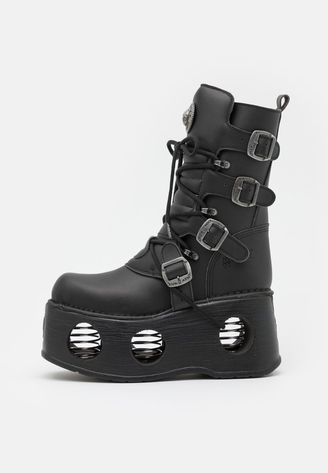 UNISEX - Lace-up boots - black