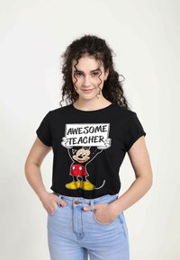 Henry Tiger MICKEY CLASSIC MICKEY AWESOME TEACHER - T-shirts print - black