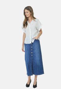 Co'couture TYLERCC DENIM SKIRT - Denimová sukňa - denim blue