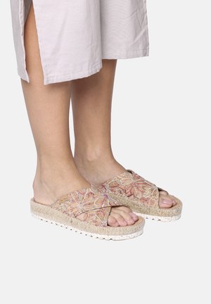 Pantolette flach - multi