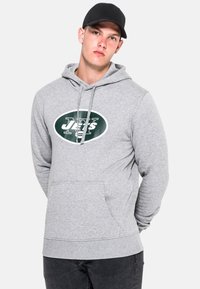 New Era NEW YORK JETS - Kapuzenpullover - grau