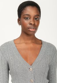 INFLUENCER V-NECK - Gilet - grey