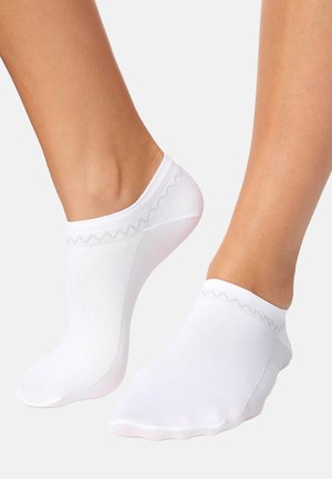 NUR DIE, SCHUHSÖCKCHEN 7 PACK - Chaussettes - weiß