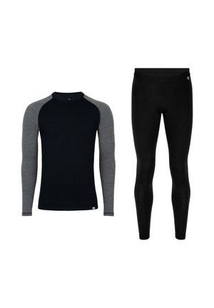 SET  - Lange underbukser - black/dark grey
