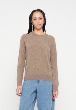 BOSTON O NECK - Pulover - nature taupe