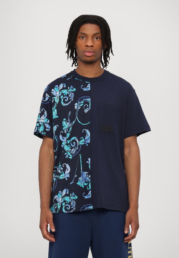 BAROCCO OUTLINE - Print T-shirt - blu