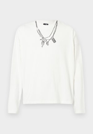 STRING LONG SLEEVE UNISEX - Majica z dolgimi rokavi - white