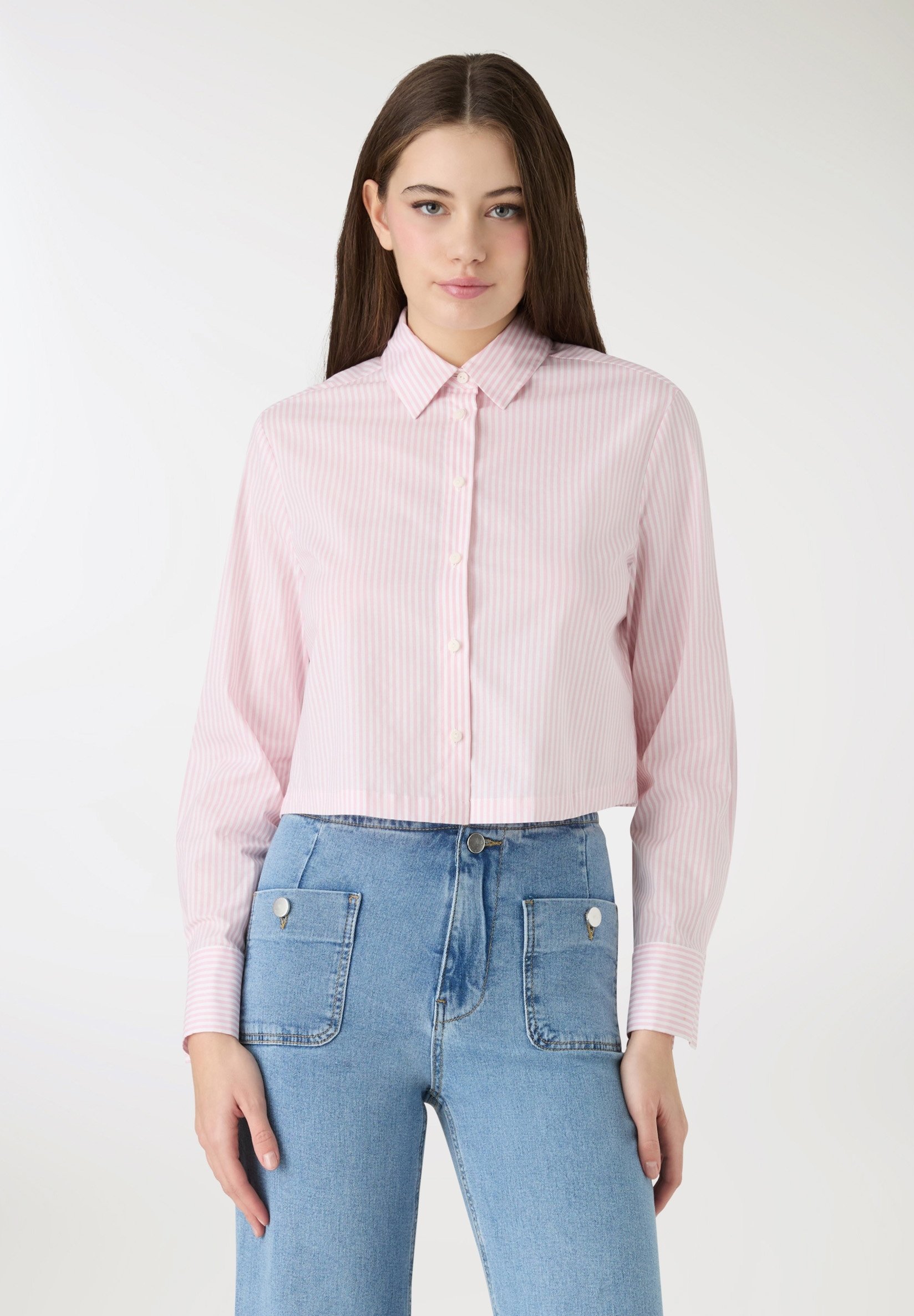Top da donna con ricamo con occhielli estate primavera girocollo orlo curvo allentato casual manica corta t-shirt alla moda collo quadrato divertente cotone, rosa, XXL
